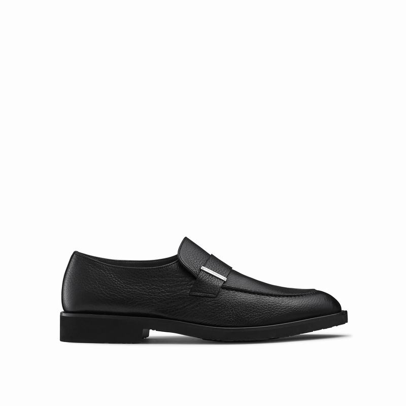 Russell & Bromley Domain Luxury Loafers Men's Black [ORH4941IU]